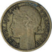 Francia, Morlon, 50 Centimes, 1933, Paris, BC+, Aluminio - bronce, KM:894.1