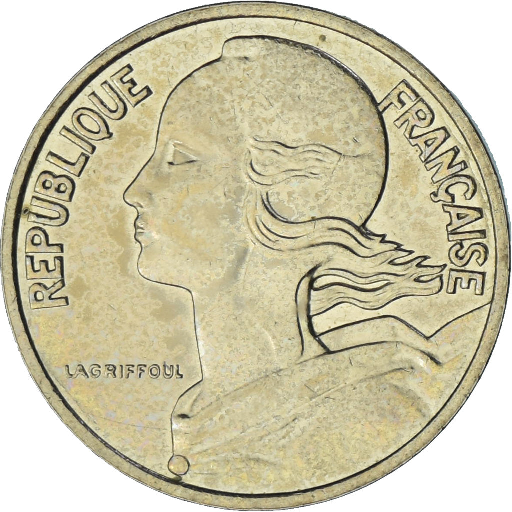 França, Marianne, 10 Centimes, 1998, Paris, MS(63), Alumínio-Bronze, KM:929