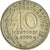 Francja, Marianne, 10 Centimes, 2000, Paris, MS(60-62), Aluminium-Brąz, KM:929