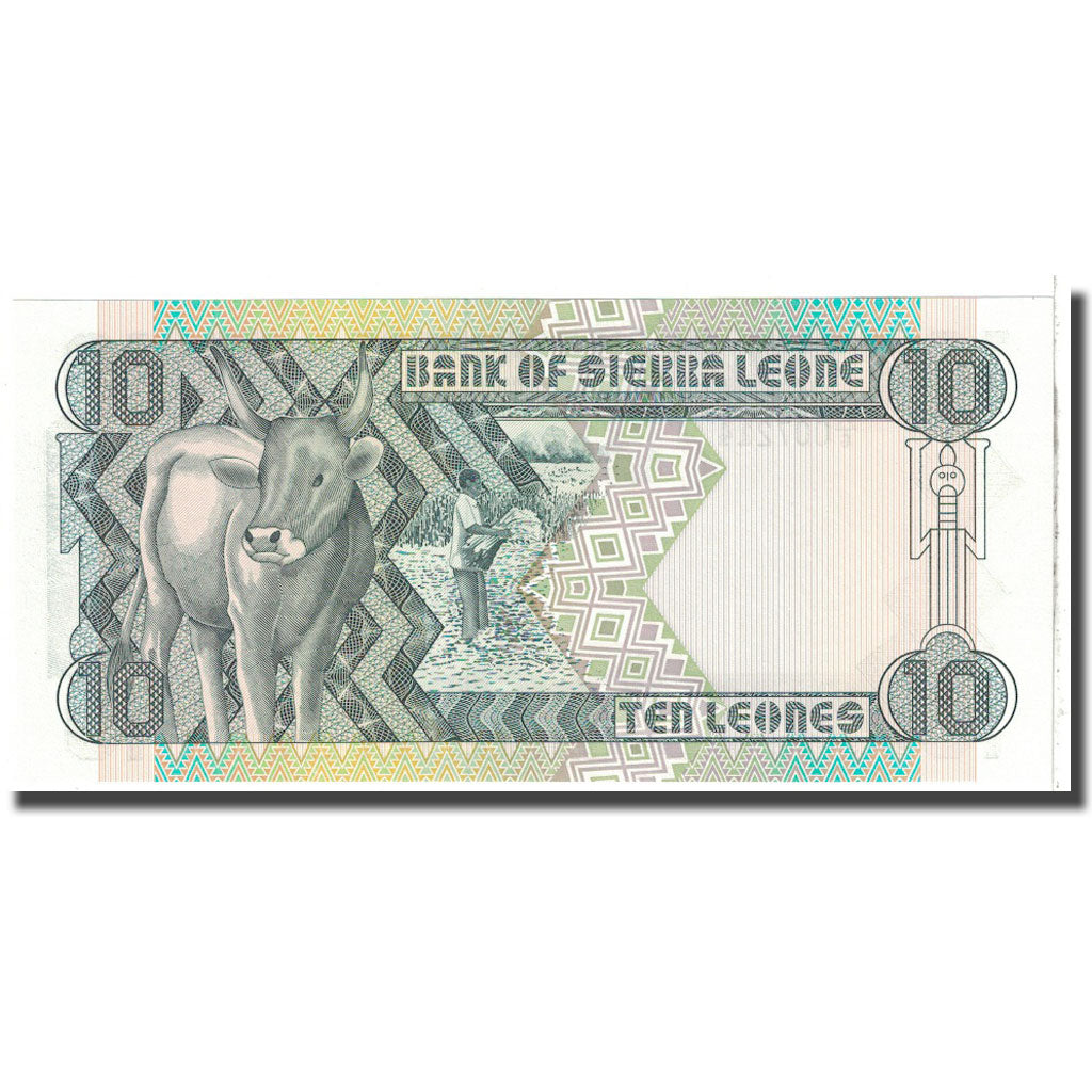 Banknote, Sierra Leone, 10 Leones, 1988, 1988-04-27, KM:15, UNC(65-70)
