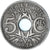 France, Lindauer, 5 Centimes, 1924, Poissy, EF(40-45), Copper-nickel, KM:875, Le