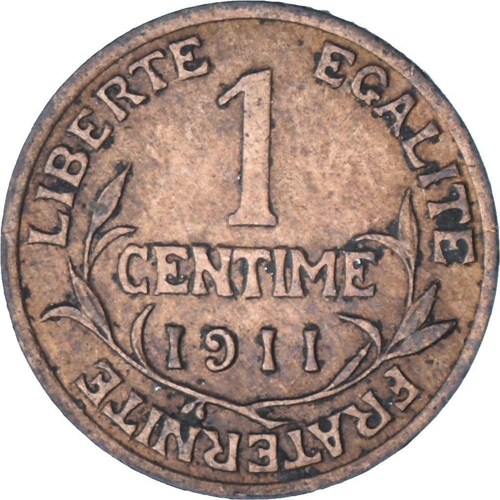 France, Dupuis, Centime, 1911, Paris, EF(40-45), Bronze, KM:840
