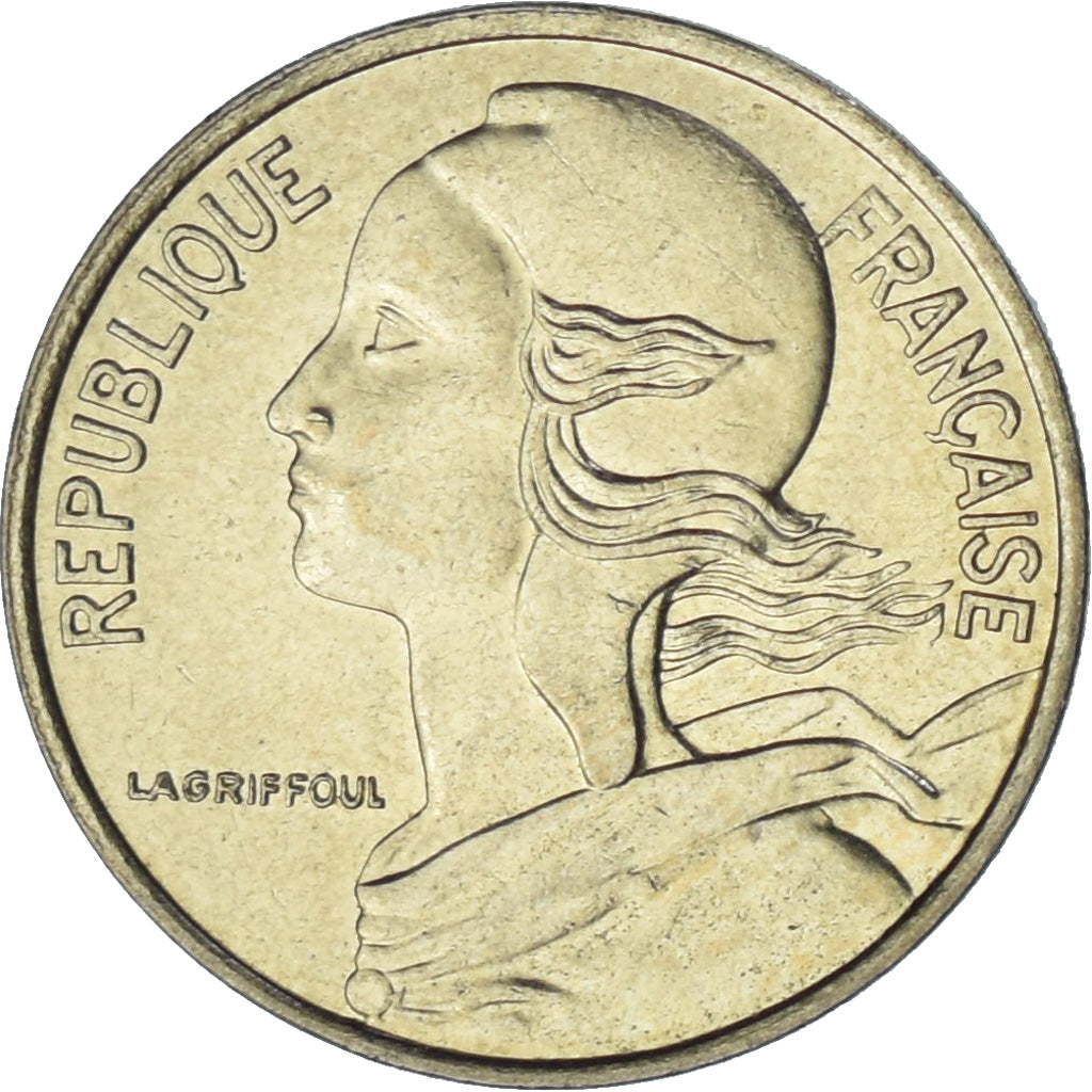 Frankrijk, Marianne, 5 Centimes, 1997, Paris, PR, Aluminum-Bronze, KM:933