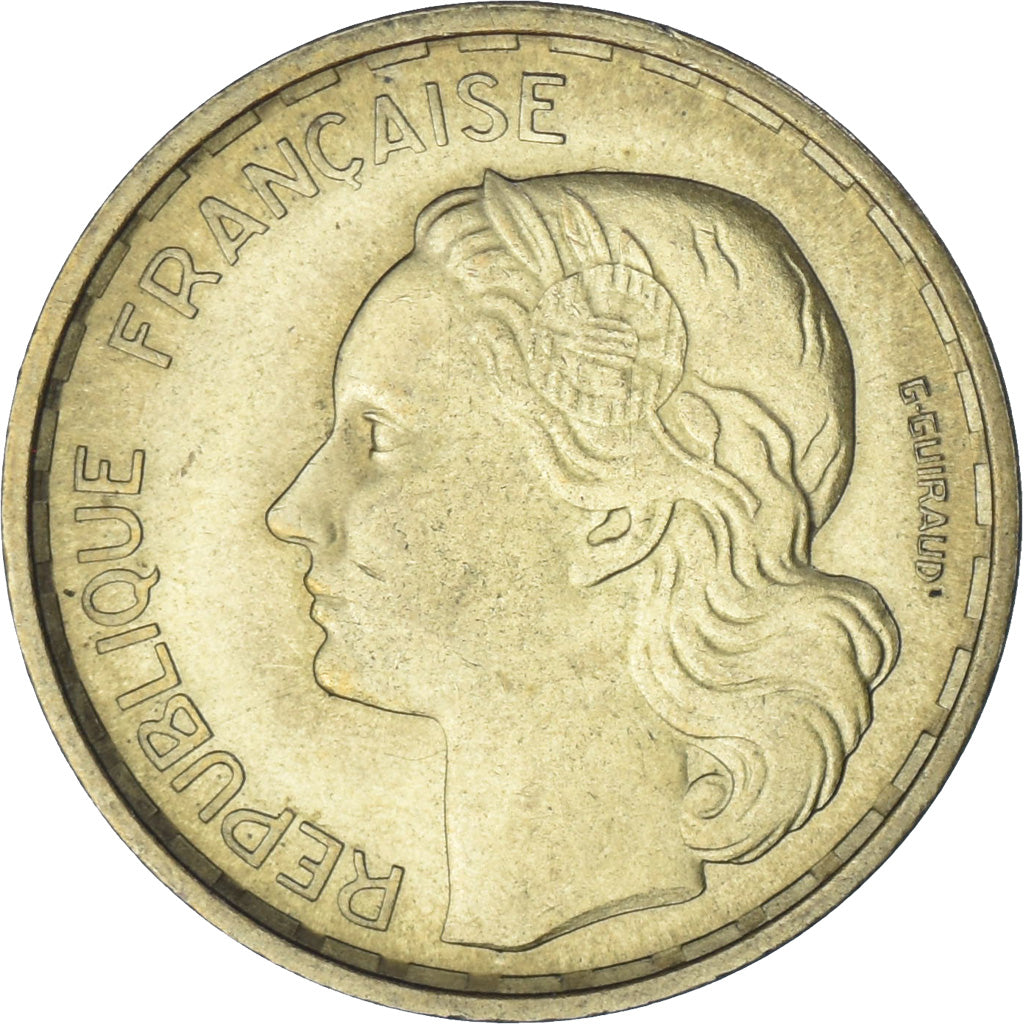 França, Guiraud, 20 Francs, 1950, Beaumont - Le Roger, AU(55-58)