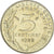 França, Marianne, 5 Centimes, 1988, Paris, AU(55-58), Alumínio-Bronze, KM:933