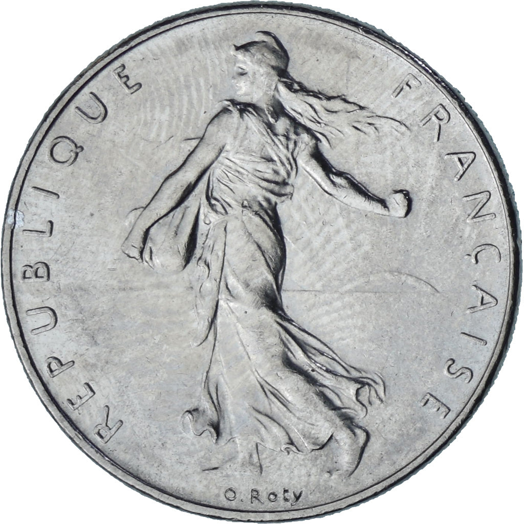 França, Semeuse, Franc, 1999, Paris, O.Roty, AU(50-53), Níquel, KM:925.1, Le