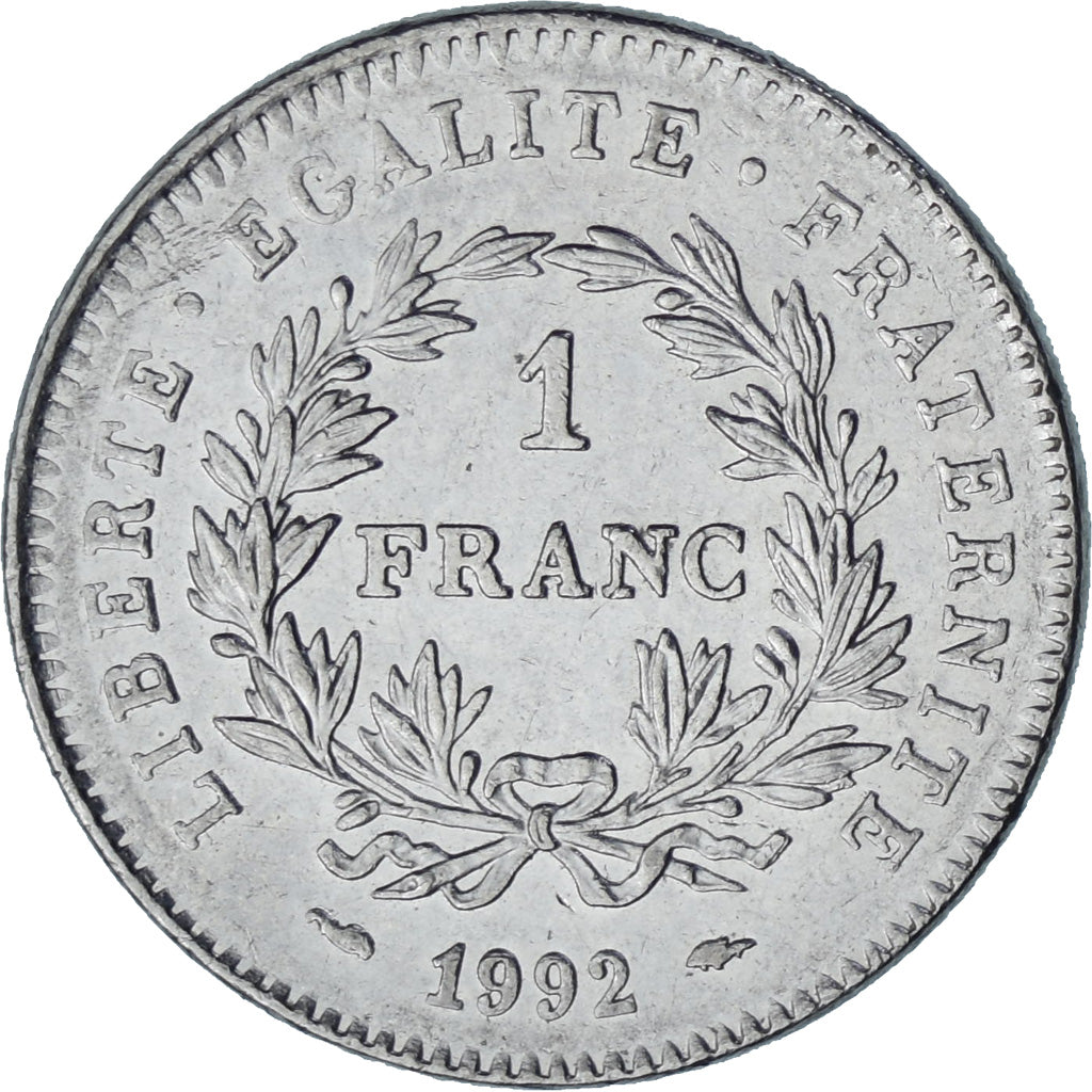 France, République, Franc, 1992, Paris, SUP, Nickel, KM:1004.1
