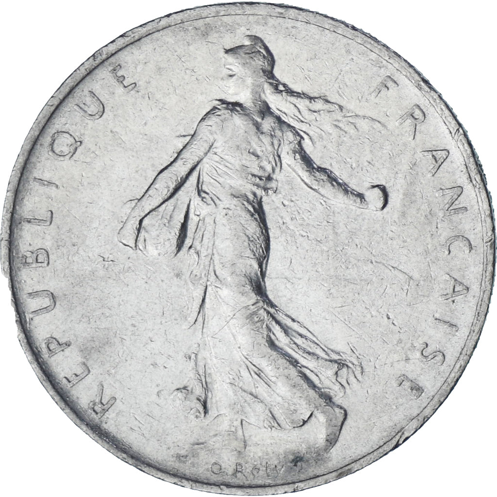 França, Semeuse, Franc, 1968, Paris, VF(30-35), Níquel, KM:925.2, Gadoury:474