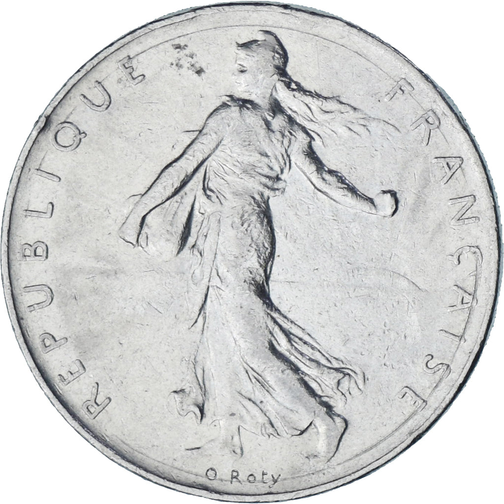 França, Semeuse, Franc, 1976, Paris, EF(40-45), Níquel, KM:925.2, Gadoury:474