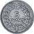 França, Lavrillier, 5 Francs, 1949, Beaumont - Le Roger, EF(40-45), Alumínio