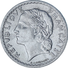 France, 5 Francs, Lavrillier, 1947, Paris, Aluminium, EF(40-45)
