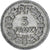 França, Lavrillier, 5 Francs, 1935, Paris, AU(50-53), Níquel, KM:888