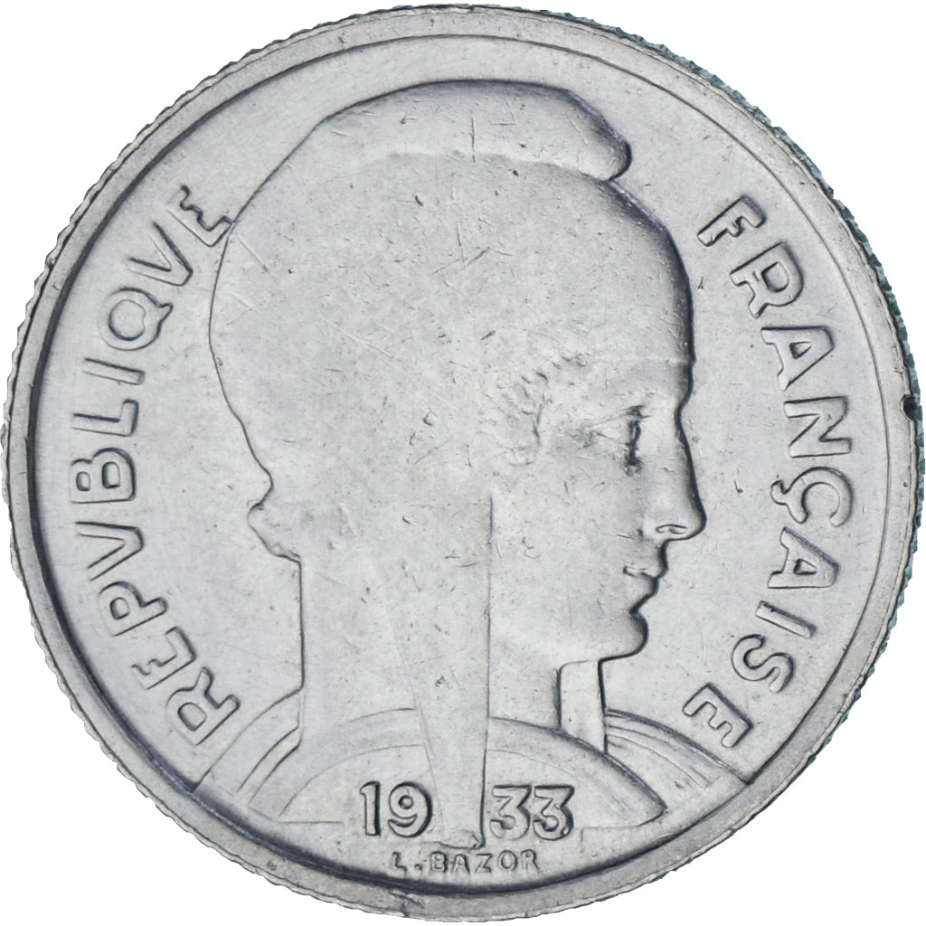 Francia, Bazor, 5 Francs, 1933, Paris, SPL-, Nichel, KM:887, Gadoury:753