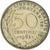 Francia, Marianne, 50 Centimes, 1962, Paris, MBC+, Aluminio - bronce, KM:939.1