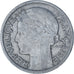 Francia, Morlon, 2 Francs, 1948, Beaumont - Le Roger, BC+, Aluminio, KM:886a.2