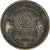 Francja, Morlon, 2 Francs, 1931, EF(40-45), Aluminium-Brąz, KM:886, Gadoury:535