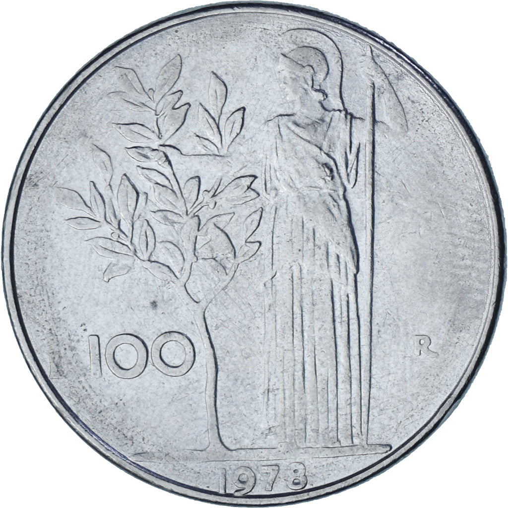 Italia, Morlon, 100 Lire, 1978, MBC, Acmonital (ferritique), KM:96.1