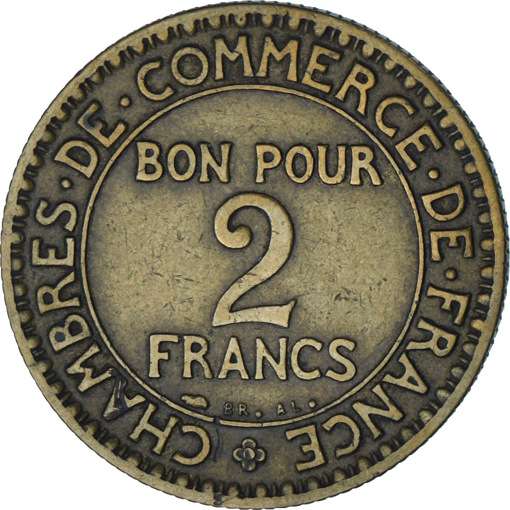 França, Chambre de commerce, 2 Francs, 1926, Paris, EF(40-45)