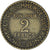 Francia, Chambre de commerce, 2 Francs, 1926, Paris, MBC, Aluminio - bronce