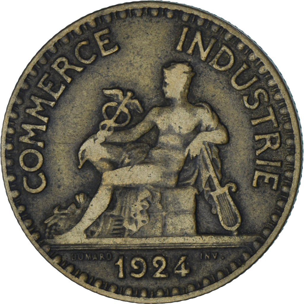 França, Chambre de commerce, 2 Francs, 1924, Paris, EF(40-45)
