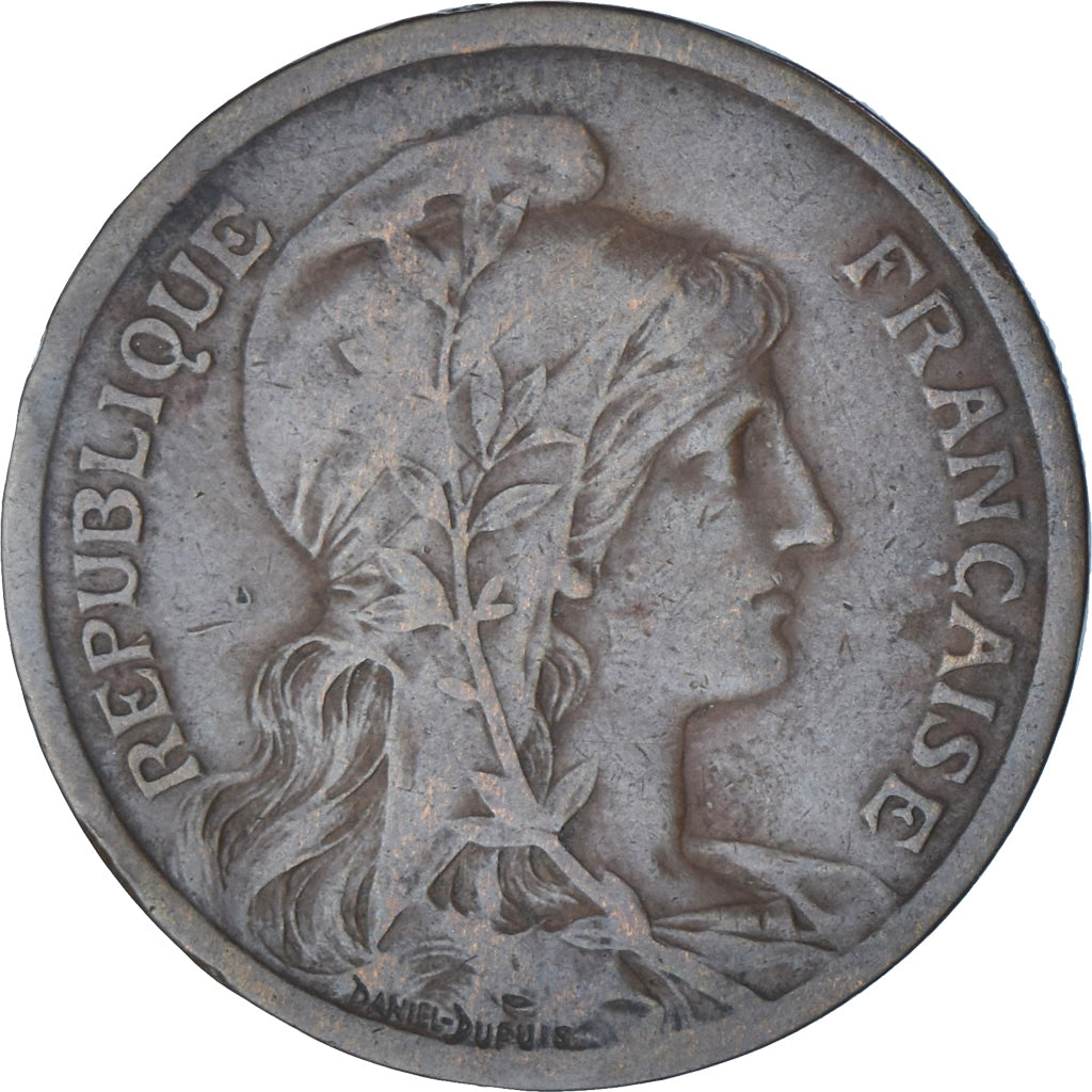 Frankrijk, 10 Centimes, 1917, PR, Bronzen