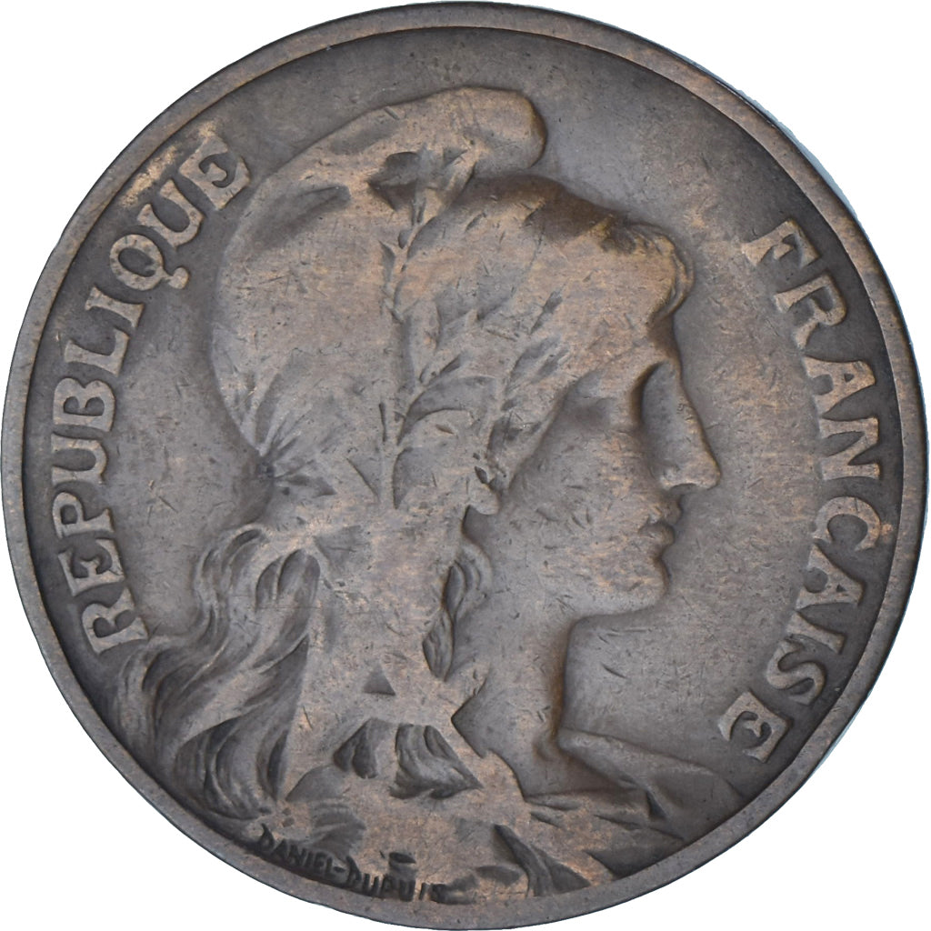Francia, 10 Centimes, 1899, BB+, Bronzo
