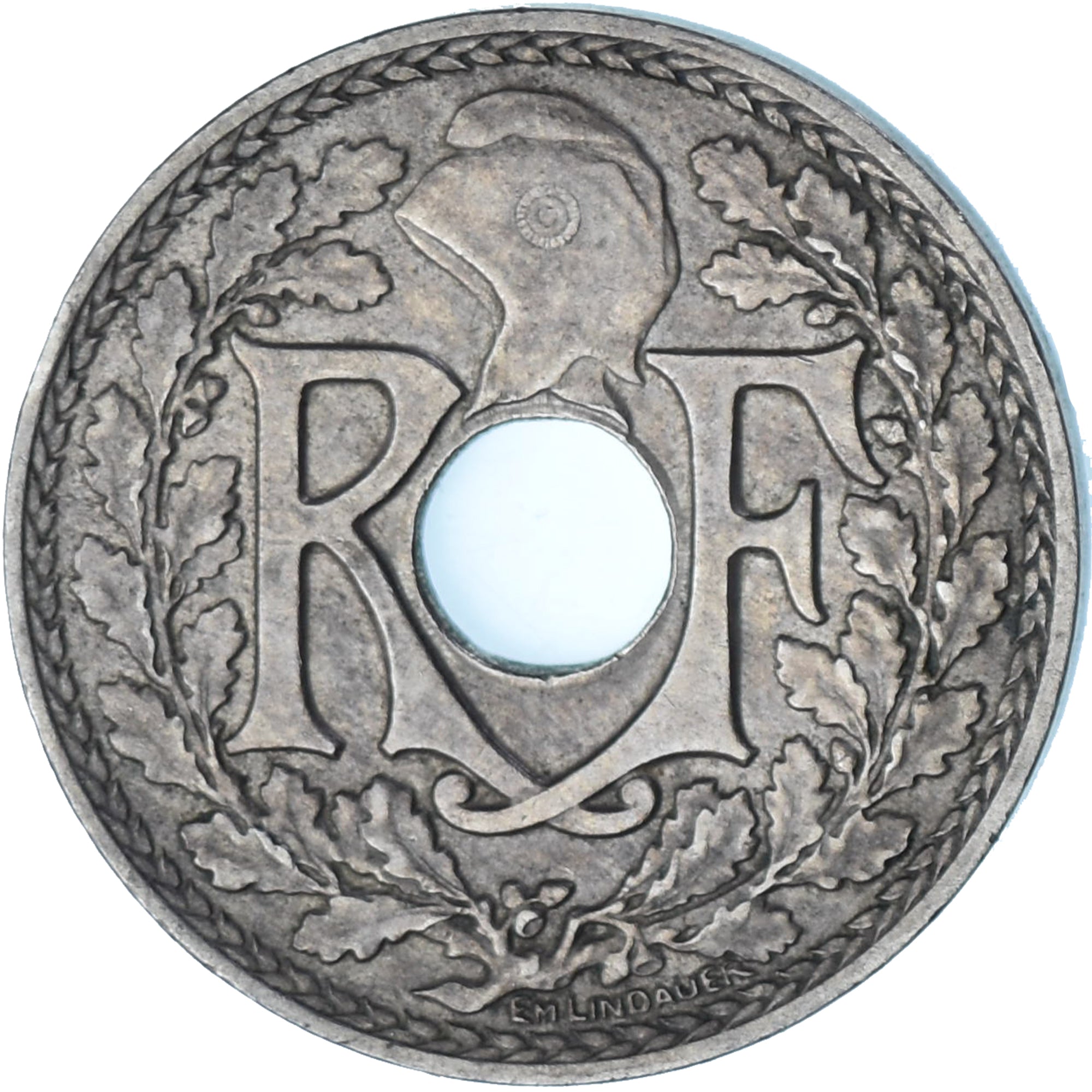 Frankrijk, Lindauer, 10 Centimes, 1933, ZF+, Cupro-nikkel, KM:866a, Gadoury:286
