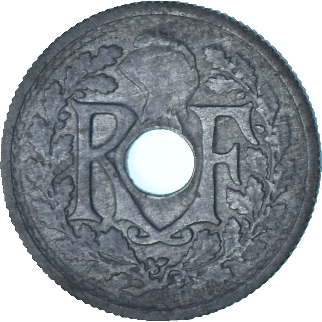 Frankrijk, 10 Centimes, 1945, ZG, Aluminium