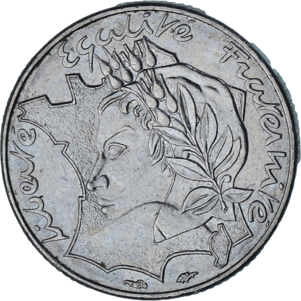 Francja, Jimenez, 10 Francs, 1986, Paris, AU(55-58), Nikiel, KM:959