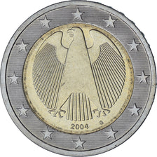 GERMANIA - REPUBBLICA FEDERALE, 2 Euro, 2004, Karlsruhe, SPL, Bi-metallico