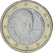 CIUDAD DEL VATICANO, Benedict XVI, Euro, 2010, Rome, SC, Bimetálico, KM:388