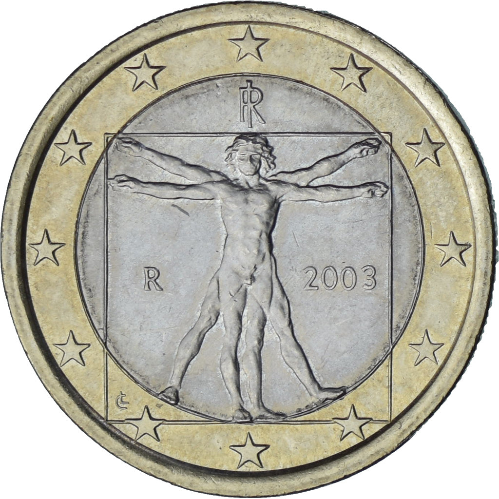 Italien, Euro, 2003, Rome, VZ+, Bi-Metallic, KM:216