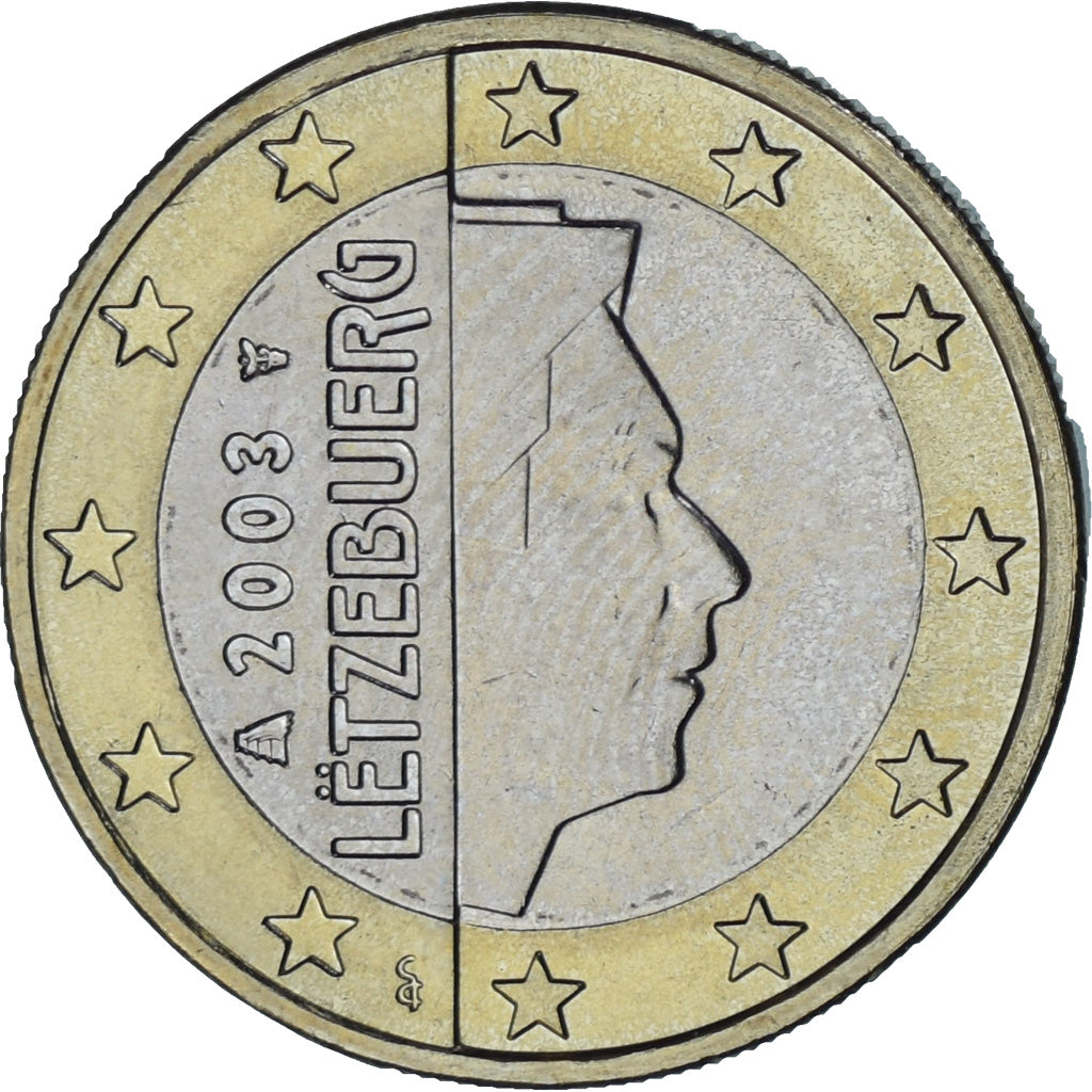 Luxemburg, Henri, 2 Euro, 2003, Utrecht, Bi-Metallic, VZ, KM:82