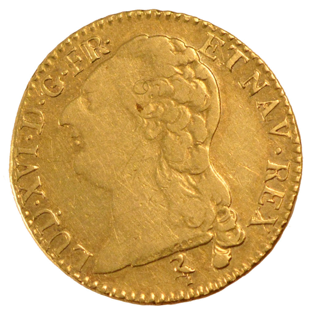 FRANCE, Louis d'Or, 1786, Paris, EF(40-45), Gold, Gadoury #361, 7.54