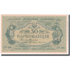 Banknote, Ukraine, 50 Karbovantsiv, 1918, KM:5a, UNC(65-70)