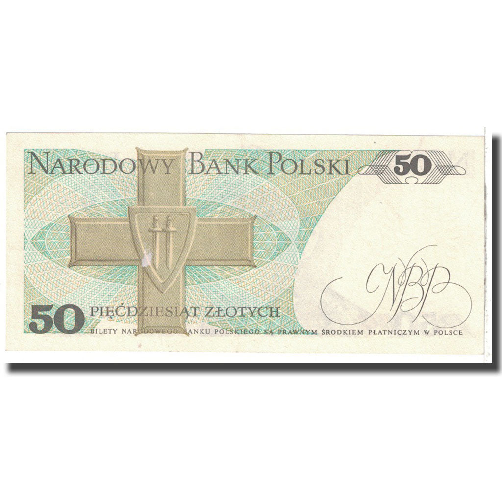 Banknote, Poland, 50 Zlotych, 1986, 1986-06-01, KM:142c, UNC(65-70)