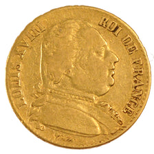 FRANCE, Louis XVIII, 20 Francs, 1814, Bayonne, KM #706.4, VF(30-35), Gold,...