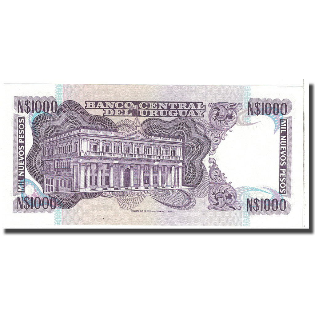 Billet, Uruguay, 1000 Nuevos Pesos, KM:64Ab, NEUF