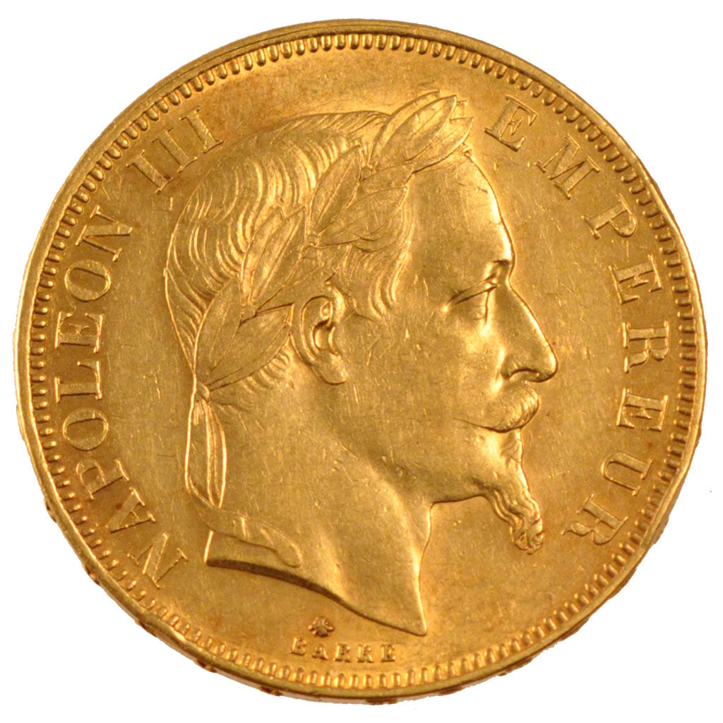 Francia, Napoleon III, Napoléon III, 50 Francs, 1865, Paris, SPL-, Oro, Gado...