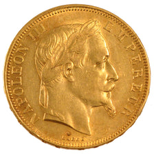 Francia, Napoleon III, Napoléon III, 50 Francs, 1865, Paris, SPL-, Oro, Gado...