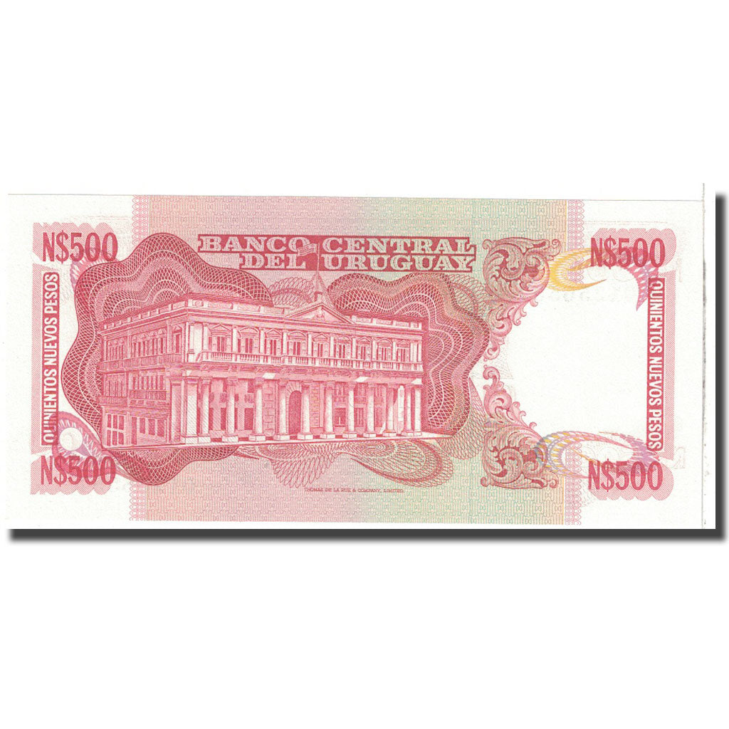Billet, Uruguay, 500 Nuevos Pesos, KM:63a, NEUF