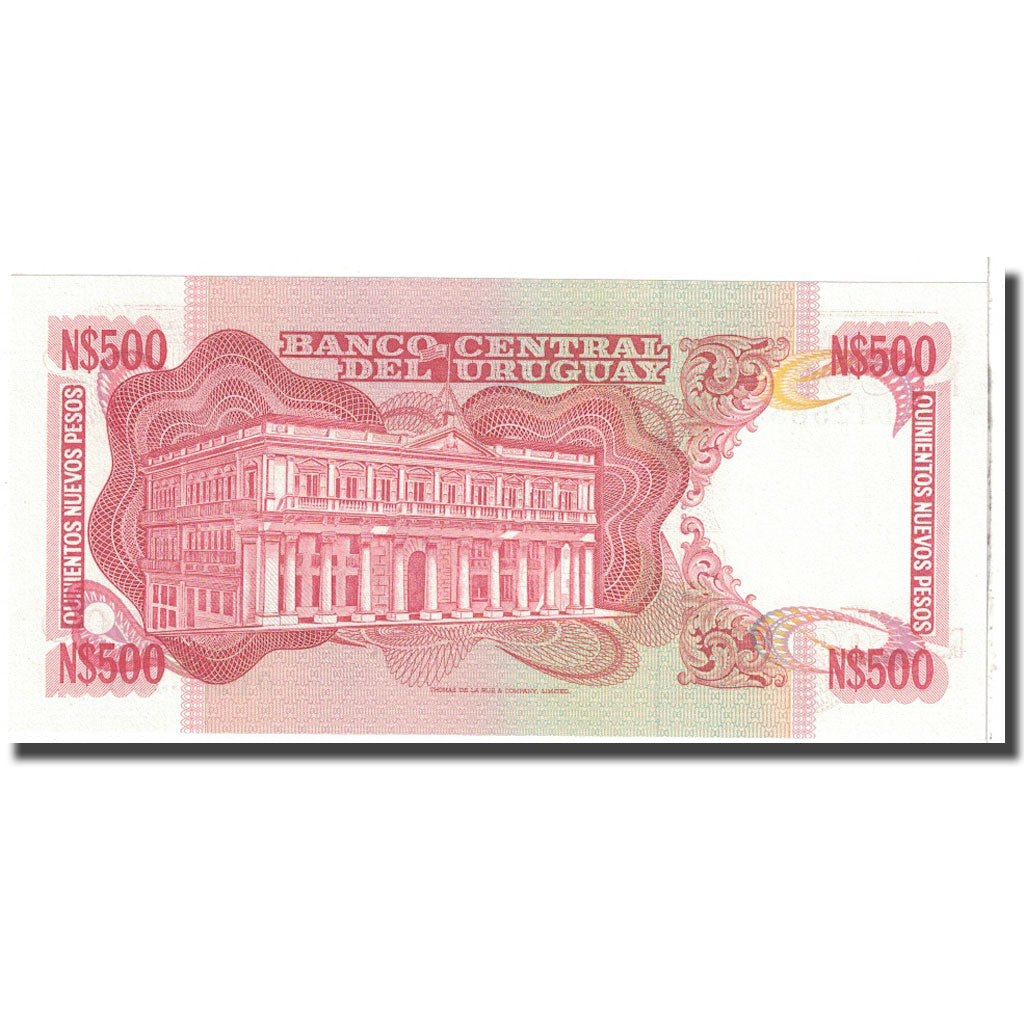 Billet, Uruguay, 500 Nuevos Pesos, KM:63a, NEUF