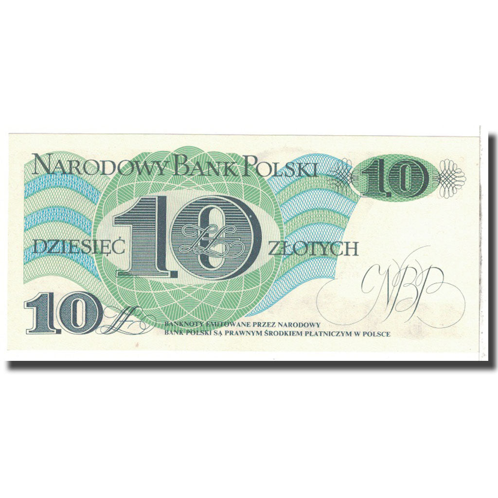 Banknote, Poland, 10 Zlotych, 1982, 1982-06-01, KM:148a, UNC(65-70)