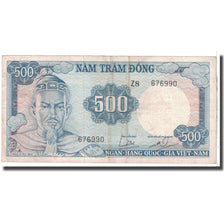 Banknote, South Viet Nam, 500 Dong, KM:23a, VF(20-25)