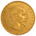 FRANCE, Napoléon III, 100 Francs, 1855, Paris, KM #786.1, AU(55-58), Gold, G...