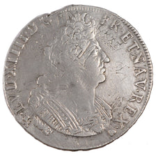 FRANCE, Écu aux palmes, ECU, 1693, Rennes, KM #298.24, VF(30-35), Silver, ...