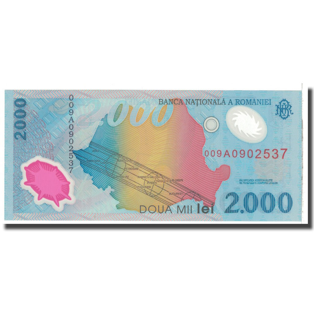 Banconote, Romania, 2000 Lei, 1999, KM:111a, FDS