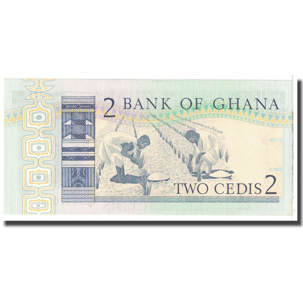 Banknot, Ghana, 2 Cedis, 1982, 1982-03-06, KM:18d, UNC(65-70)