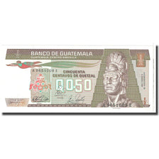 Banknote, Guatemala, 1/2 Quetzal, 1989, 1989-01-04, KM:72a, UNC(65-70)