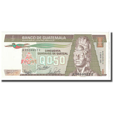 Banknote, Guatemala, 1/2 Quetzal, 1989, 1989-01-04, KM:72a, UNC(65-70)